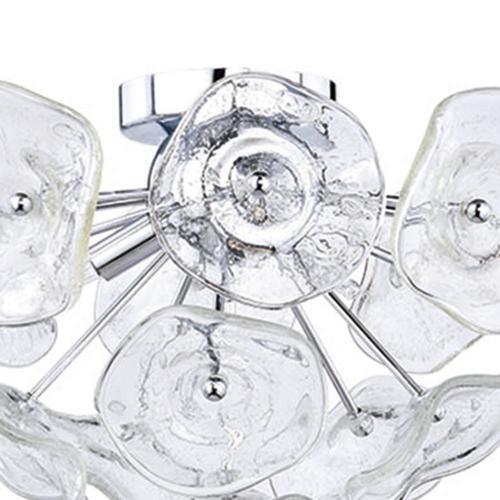 Brand new 👍 Patriot Lighting® Dessa Chrome 3-Light Flush Mount Ceiling/Pendant Light 💯 4 Brand new 👍 Patriot Lighting® Dessa Chrome 3-Light Flush Mount Ceiling/Pendant Light 💯 - Image 2