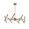 Budget ⭐ Patriot Lighting® Greer 16-Light Antique Gold Chandelier 😉 -Patriot Lighting Sales 351 8022 P