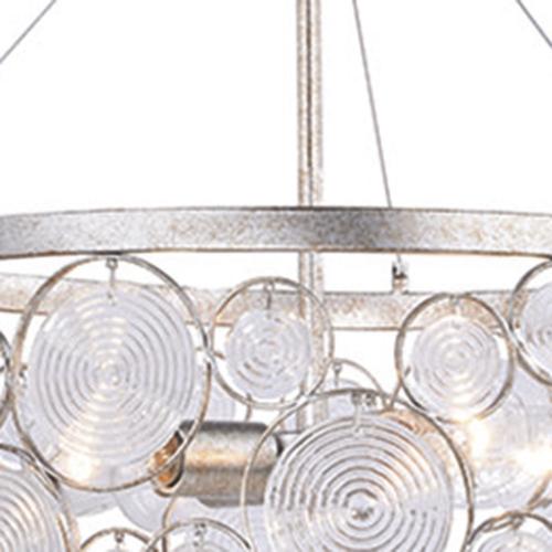 Wholesale 💯 Patriot Lighting® Jolani Antique Silver 4-Light Pendant ⭐ 4 Wholesale 💯 Patriot Lighting® Jolani Antique Silver 4-Light Pendant ⭐ - Image 2