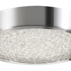 Brand new ✔️ Patriot Lighting® Cressa Polished Chrome Integrated LED Flush Mount Ceiling Light ⭐