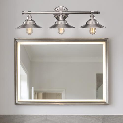Best reviews of 🥰 Patriot Lighting® Denzel Brushed Nickel 3-Light Vanity Light 🥰 5 Best reviews of 🥰 Patriot Lighting® Denzel Brushed Nickel 3-Light Vanity Light 🥰 - Image 3