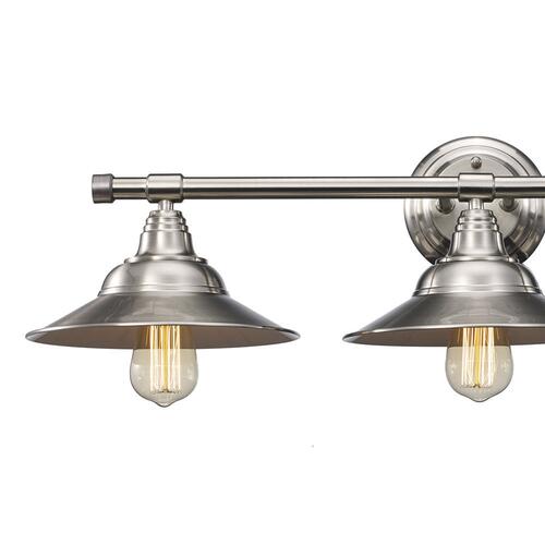 Best reviews of 🥰 Patriot Lighting® Denzel Brushed Nickel 3-Light Vanity Light 🥰 4 Best reviews of 🥰 Patriot Lighting® Denzel Brushed Nickel 3-Light Vanity Light 🥰 - Image 2