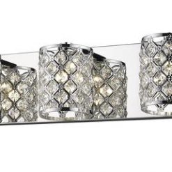 Coupon 🤩 Patriot Lighting® Azaria Chrome & Crystal 3-Light Vanity Light 🤩