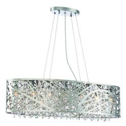 Best deal ✨ Patriot Lighting® Elegant Home Braylen Chrome 7 Light Island Light 🎉