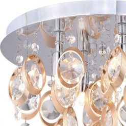 Best Sale 👏 Patriot Lighting® Elegant Home Raina Chrome & Copper 4-Light Flush Mount Ceiling Light 🤩 6 Best Sale 👏 Patriot Lighting® Elegant Home Raina Chrome & Copper 4-Light Flush Mount Ceiling Light 🤩 -Patriot Lighting Sales 351 9133 FG