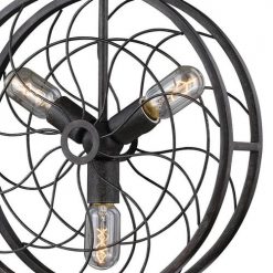 Outlet 🌟 Patriot Lighting Elegant Home Patriot Lighting® Elegant Home Gwen Silver Patina 3-Light Pendant ✔️ -Patriot Lighting Sales 351 9134 FG