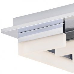 Flash Sale 🤩 Patriot Lighting® Leisa Chrome Integrated LED Flush Mount Ceiling Light ❤️ -Patriot Lighting Sales 351 9137 FG