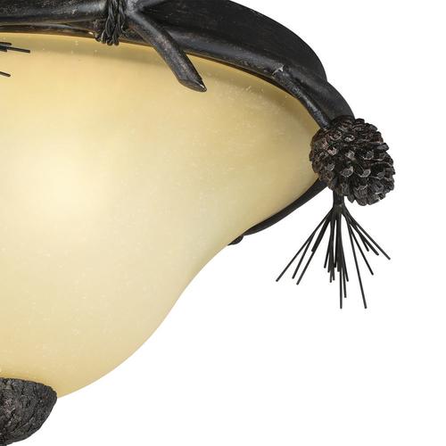 Flash Sale ✔️ Patriot Lighting® Pines Black Walnut 3-Light Flush Mount Ceiling Light 😀 4 Flash Sale ✔️ Patriot Lighting® Pines Black Walnut 3-Light Flush Mount Ceiling Light 😀 - Image 2