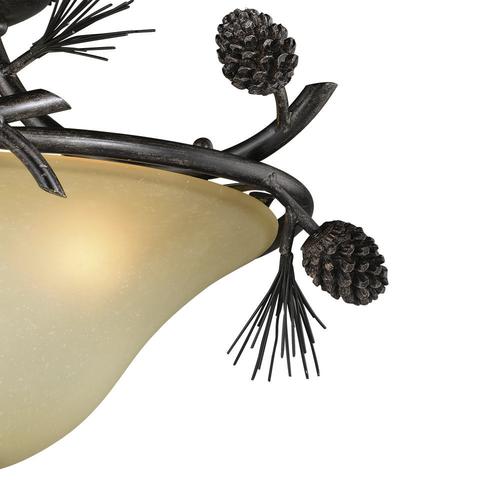 Cheapest 😍 Patriot Lighting® Pines Black Walnut 3-Light Semi-Flush Mount Ceiling Light 🤩 4 Cheapest 😍 Patriot Lighting® Pines Black Walnut 3-Light Semi-Flush Mount Ceiling Light 🤩 - Image 2