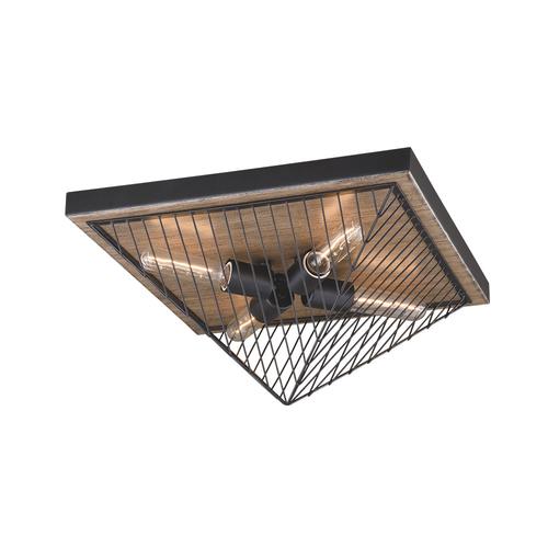 Deals 🎉 Patriot Lighting® Rochester Black Iron & Burnished Oak 4-Light Flush Mount Ceiling Light ❤️ 3 Deals 🎉 Patriot Lighting® Rochester Black Iron & Burnished Oak 4-Light Flush Mount Ceiling Light ❤️