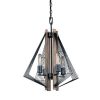 Hot Sale ✔️ Patriot Lighting® Rochester 4-Light Black Iron & Brunished Oak Chandelier ✨ -Patriot Lighting Sales 351 9586 P