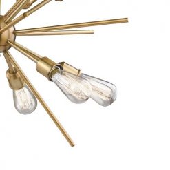 Best Sale 🧨 Patriot Lighting® Oscar 12-Light Natural Brass Chandelier 💯 -Patriot Lighting Sales 351 9591 FG