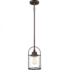 Best Sale ⌛ Patriot Lighting® Resto Imperial Bronze 1-Light Mini Pendant 🌟