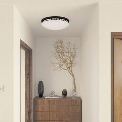 Cheapest 👏 Patriot Lighting® Julius Black Integrated LED Flush Mount Ceiling Light 🔥 -Patriot Lighting Sales 3510008 Alt3