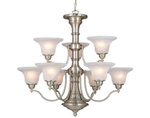 Buy ⌛ Patriot Lighting® Standford 9-Light Brushed Nickel Chandelier 🔔 3 Buy ⌛ Patriot Lighting® Standford 9-Light Brushed Nickel Chandelier 🔔