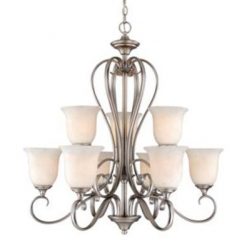 Coupon 😍 Patriot Lighting® Riviera 9-Light Antique Pewter Chandelier 🎉