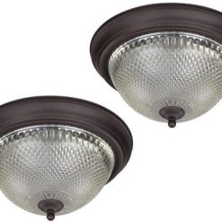 Cheapest 🤩 Patriot Lighting® Replacement Glass Shade For Cut Glass Flush Mount ONLY 👍