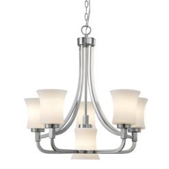 Hot Sale 🔔 Patriot Lighting® Joelle 6-Light Brushed Nickel Chandelier 😉