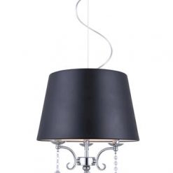 Coupon ✔️ Patriot Lighting® Raven 15-1/2" Chrome Transitional 3-Light Pendant ✔️