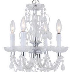 Hot Sale 🛒 Patriot Lighting® Marlene 4-Light Chrome Chandelier 👍