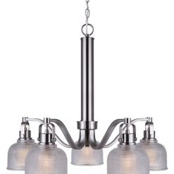 Best deal 🔔 Patriot Lighting® Dynasty 5-Light Brushed Nickel Chandelier 🎉