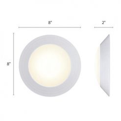 Discount 🥰 Patriot Lighting® Gabbie White Integrated LED Flush Mount Ceiling Light - 6 Pack 🎁 14 Discount 🥰 Patriot Lighting® Gabbie White Integrated LED Flush Mount Ceiling Light - 6 Pack 🎁 -Patriot Lighting Sales 3514739 Alt4