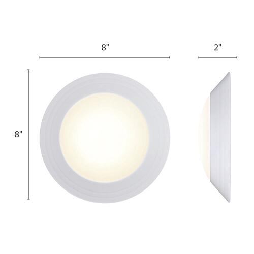 Discount 🥰 Patriot Lighting® Gabbie White Integrated LED Flush Mount Ceiling Light - 6 Pack 🎁 7 Discount 🥰 Patriot Lighting® Gabbie White Integrated LED Flush Mount Ceiling Light - 6 Pack 🎁 - Image 5