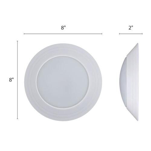 Discount 🥰 Patriot Lighting® Gabbie White Integrated LED Flush Mount Ceiling Light - 6 Pack 🎁 8 Discount 🥰 Patriot Lighting® Gabbie White Integrated LED Flush Mount Ceiling Light - 6 Pack 🎁 - Image 6