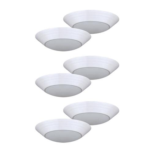 Discount 🥰 Patriot Lighting® Gabbie White Integrated LED Flush Mount Ceiling Light - 6 Pack 🎁 9 Discount 🥰 Patriot Lighting® Gabbie White Integrated LED Flush Mount Ceiling Light - 6 Pack 🎁 - Image 7