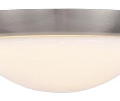 Best Pirce 😉 Patriot Lighting® Glen Brushed Nickel LED Flush Mount Ceiling Light 2-Pack 💯 -Patriot Lighting Sales 3514743 P RS AP