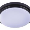 Hot Sale ✔️ Patriot Lighting® Flinn Black LED Flush Mount Ceiling Light 2-Pack ✔️ -Patriot Lighting Sales 3514765 P