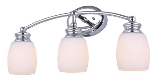 New 👏 Patriot Lighting® Palms Chrome 3-Light Vanity Light With Outlet ⌛ 3 New 👏 Patriot Lighting® Palms Chrome 3-Light Vanity Light With Outlet ⌛