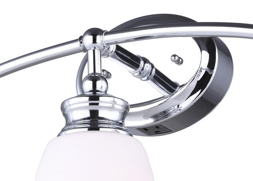New 👏 Patriot Lighting® Palms Chrome 3-Light Vanity Light With Outlet ⌛ 7 New 👏 Patriot Lighting® Palms Chrome 3-Light Vanity Light With Outlet ⌛ - Image 5