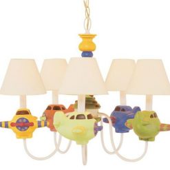 Best Sale ❤️ Patriot Lighting® Airplane 5-Light Chandelier 🔔