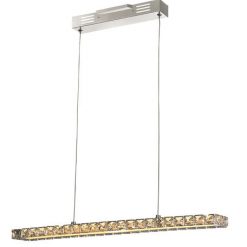 Coupon 😉 Patriot Lighting Elegant Home Patriot Lighting® Elegant Home Tanya Dimmable LED Rectangle Crystal Pendant Light 🤩