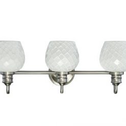 Wholesale ✔️ Patriot Lighting® Mannix Brushed Nickel 3-Light Vanity Light 👏