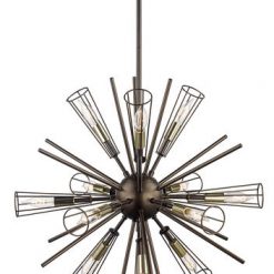 Wholesale ❤️ Patriot Lighting® Sulien Bronze 12 Light Pendant Light 😀