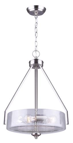 Best Sale 🔥 Patriot Lighting® Caylon Brushed Nickel 3 Light Pendant 🔥 3 Best Sale 🔥 Patriot Lighting® Caylon Brushed Nickel 3 Light Pendant 🔥
