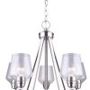 Deals 🥰 Patriot Lighting® Caylon 5-Light Brushed Nickel Chandelier ✔️ -Patriot Lighting Sales 3518339