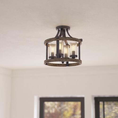 Best reviews of ❤️ Patriot Lighting® Elegant Home Brooklyn Natural Iron & Distressed Faux Wood 4-Light Pendant 🤩 7 Best reviews of ❤️ Patriot Lighting® Elegant Home Brooklyn Natural Iron & Distressed Faux Wood 4-Light Pendant 🤩 - Image 5