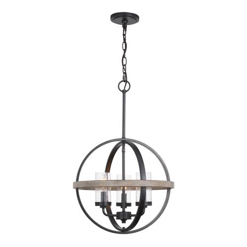 Best Pirce 🎁 Patriot Lighting® Elegant Home Brooklyn Natural Iron & Distressed Faux Wood 3-Light Pendant ⭐ 3 Best Pirce 🎁 Patriot Lighting® Elegant Home Brooklyn Natural Iron & Distressed Faux Wood 3-Light Pendant ⭐