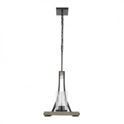 Flash Sale 👏 Patriot Lighting® Elegant Home Brooklyn Natural Iron & Distressed Faux Wood 3 Light Island Light 🛒 -Patriot Lighting Sales 3518370 Alt2