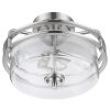Wholesale 💯 Patriot Lighting® Joska Brushed Nickel 2-Light Semi-Flush Mount Ceiling Light 🌟