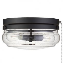 Cheap 🎁 Patriot Lighting® Clear Seeded Talia Replacement Glass 🧨