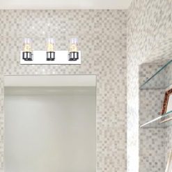 Deals 😍 Patriot Lighting® Elegant Home Lilika Chrome 3-Light Integrated LED Vanity Light 🤩 -Patriot Lighting Sales 3518445 LIFE