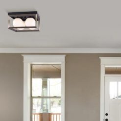 Cheap 😍 Patriot Lighting® Ottilee Matte Black & Gold 4-Light Flush Mount Ceiling Light 😍 -Patriot Lighting Sales 3518452 LIFE