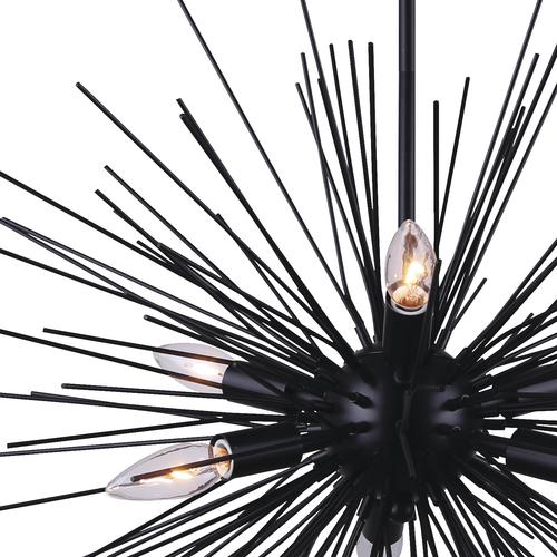 Hot Sale 😍 Patriot Lighting® Kelton Matte Black 6-Light Pendant 🥰 4 Hot Sale 😍 Patriot Lighting® Kelton Matte Black 6-Light Pendant 🥰 - Image 2