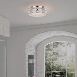 Hot Sale 🔥 Patriot Lighting® Elegant Home Weaver Integrated LED Flush Mount Ceiling Light ❤️ -Patriot Lighting Sales 3518471 Alt3
