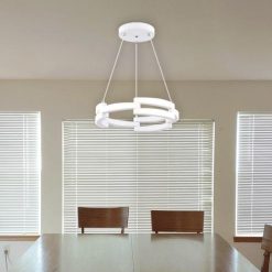 Best deal 🥰 Patriot Lighting® Zane White Integrated LED Pendant ⌛ -Patriot Lighting Sales 3518472 Alt2