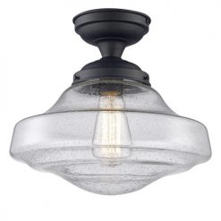 Wholesale 🔔 Patriot Lighting® Demi Bronze 1-Light Semi-Flush Mount Ceiling Light 🔔